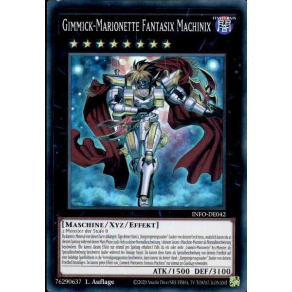 INFO-DE042 - Gimmick-Marionette Fantasix Machinex - Super Rare - 1. Auflage