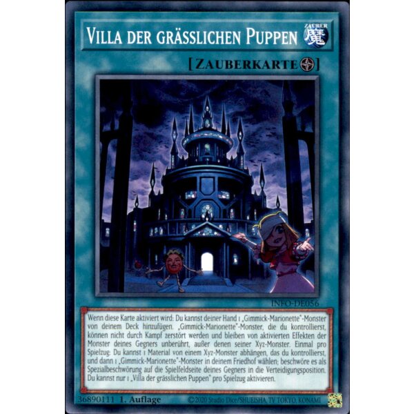 INFO-DE056 - Villa der grässlichen Puppen - Common - 1. Auflage