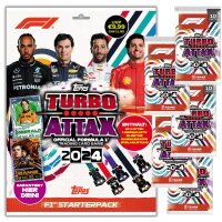 Topps - Turbo Attax Formel 1 2024 - 1 Starter + 5 Booster