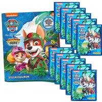 Paw Patrol - Jungle Pups - Sammelsticker - 1 Sammelalbum...