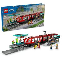 LEGO® City 60423 - Straßenbahn mit Haltestelle