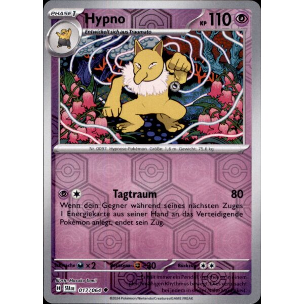 017/064 - Hypno - Reverse Holo - SFA Nebel der Sagen