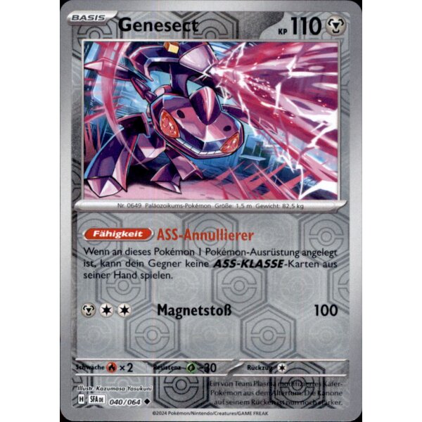 040/064 - Genesect - Reverse Holo - SFA Nebel der Sagen