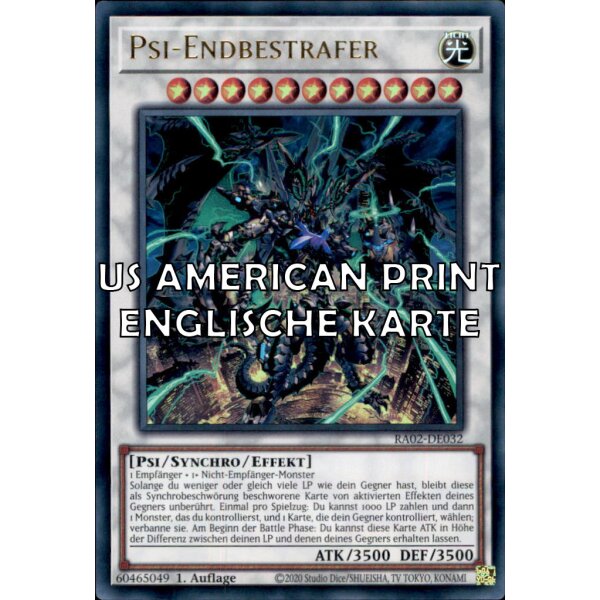 RA02-EN032 - Psychic End Punisher - Ultra Rare - AMERICAN VERSION