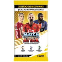 Match Attax Champions League 2024/25 - Trading Cards - 1 Leere Sammelmappe + 10 Booster