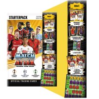 Match Attax Champions League 2024/25 - Trading Cards - 1 Starter + 1 Display (24 Booster)