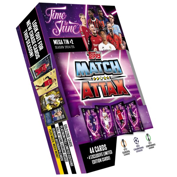 Match Attax Champions League 2024/25 - Trading Cards - 1 Mega Tin Box Time to Shine #2