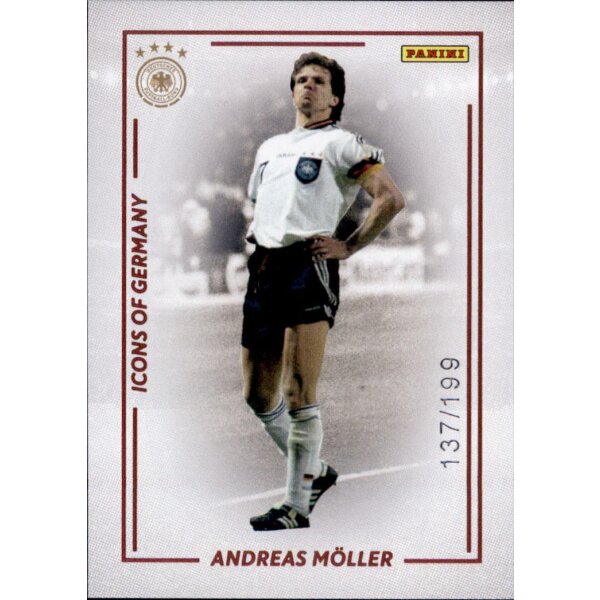 ICON-07 - Andreas Möller - Icons of Germany - DFB Team Set 2024 NUMMERIERT /199