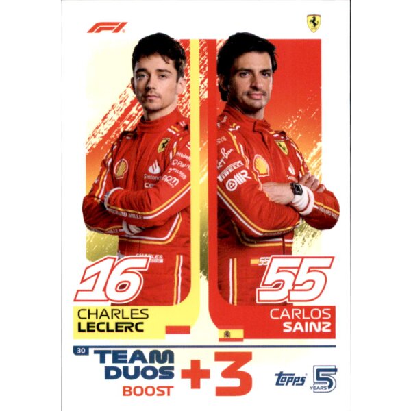 30 - Charles Leclerc & Carlos Sainz - Team Duo - 2024