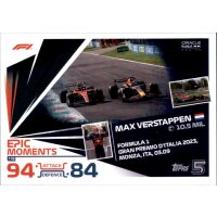 178 - Max Verstappen - Monza - Epic Moment - 2024