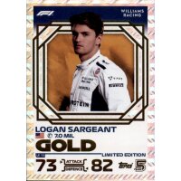 LE13 - Logan Sargeant - Limited Edition - Gold - 2024