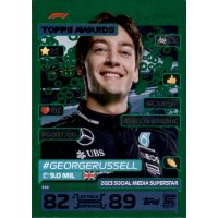 310 - George Russell - Social Media Superstar - Topps...