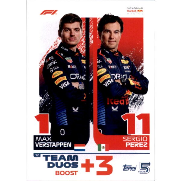 12 - Max Verstappen & Sergio Perez - Team Duo