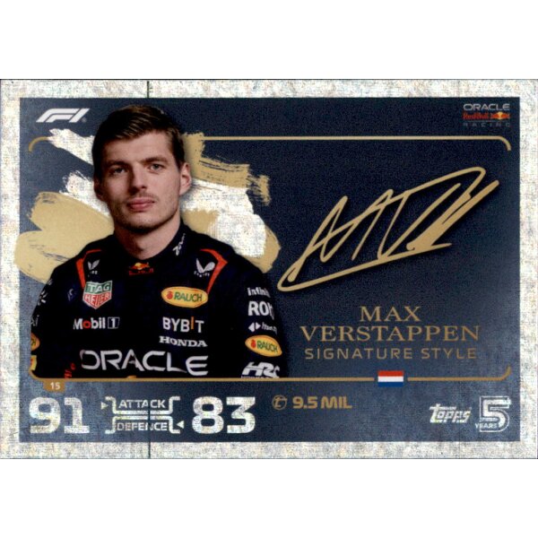 15 - Max Verstappen - Signature Style