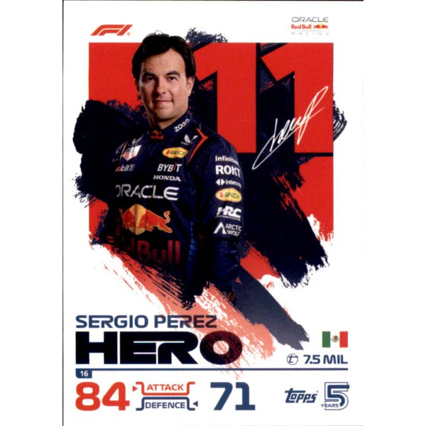 16 - Sergio Perez