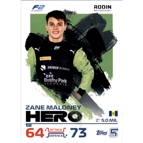 227 - Zane Maloney - F2 Hero