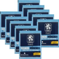 1860 München - 125 Jahre Fußball - Sammelsticker - 1 Album + 10 Tüten