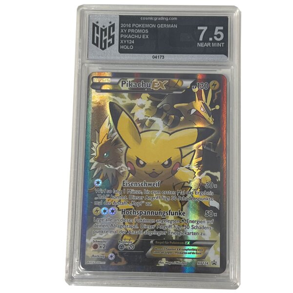 XY124 Pikachu EX - Generationen - Promokarte CGS7.5 NEAR MINT