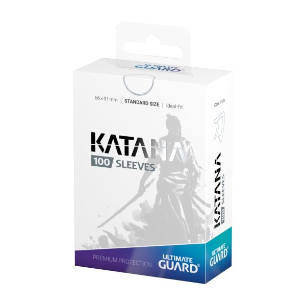 Ultimate Guard Katana Standard Size Sleeves - White Weiß (100 Sleeves)