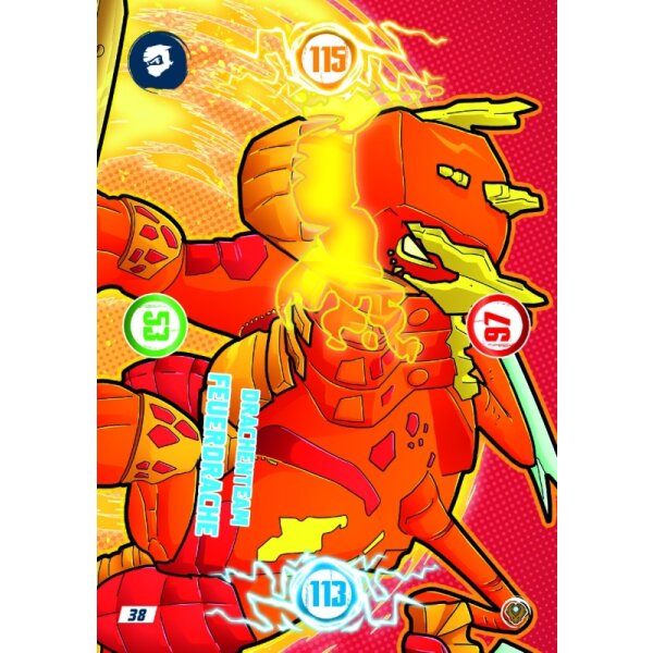 38 - Feuerdrache - Drachenteam - Ultra Karte - Serie 9 NEXT LEVEL