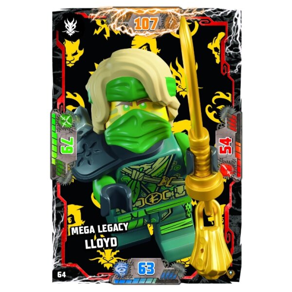 64 - Legacy Lloyd - Helden Karte - Mega Legacy - Serie 9 NEXT LEVEL