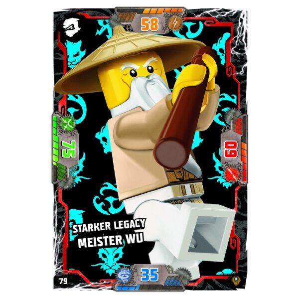 79 - Starker Legacy Meister Wu - Helden Karte - Serie 9 NEXT LEVEL