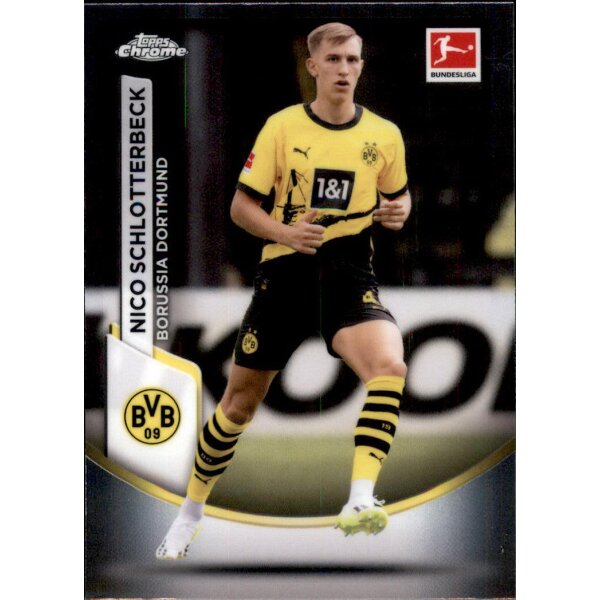 21 - Nico Schlotterbeck - Topps Chrome Bundesliga 2023/2024