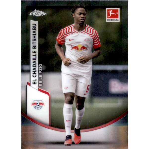 55 - El Chadaille Bitshiabu - Topps Chrome Bundesliga 2023/2024