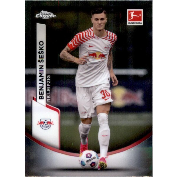 57 - Benjamin Sesko - Topps Chrome Bundesliga 2023/2024