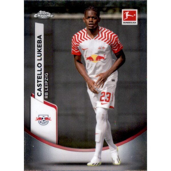 59 - Castello Lukeba - Topps Chrome Bundesliga 2023/2024