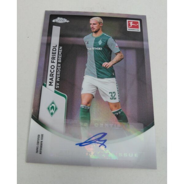 BCA-MFR - Marco Friedl - Autograph - Topps Chrome Bundesliga 2023/2024