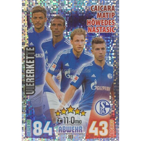 MX-288 - Junior CAICARA, Joel MATIP, Benedikt HÖWEDES & Matija NASTASIC - Viererkette - Saison 15/16