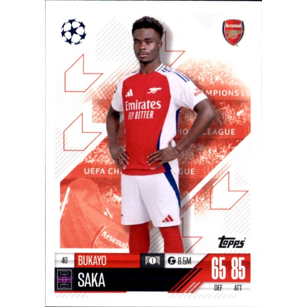 40 - Bukayo Saka - 2024/2025