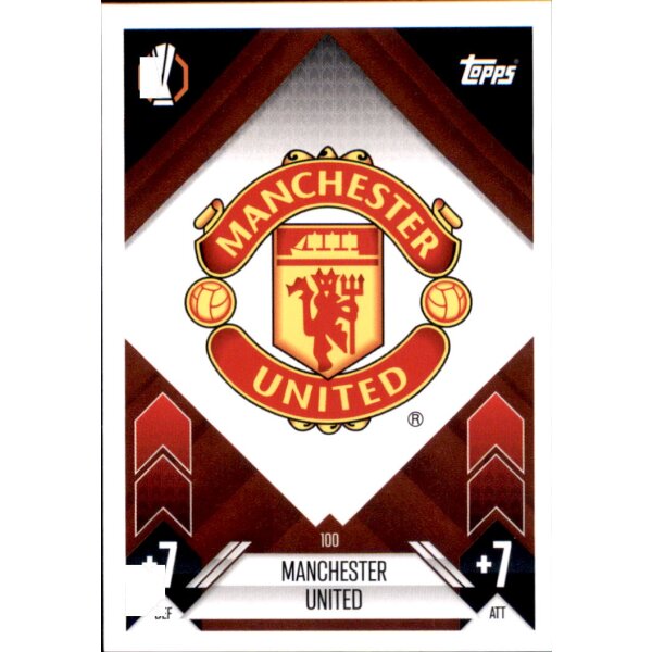 100 - Manchester United - Team Badge - 2024/2025