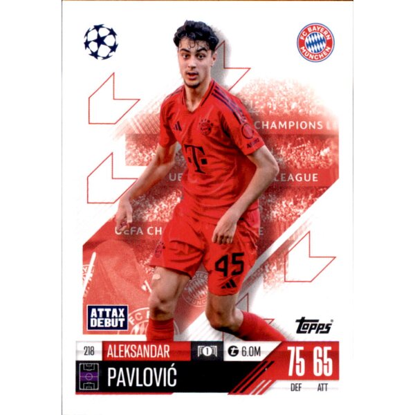 218 - Aleksandar Pavlovic - 2024/2025