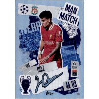 399 - Luis Diaz - Man of the Match Signature Style -...