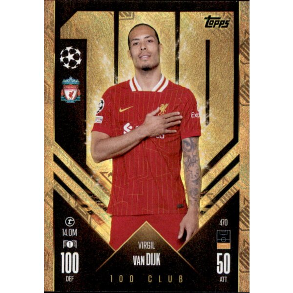 470 - Virgil van Dijk - 100 Club - 2024/2025