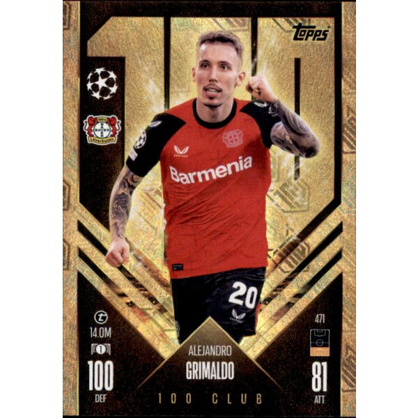 471 - Alejandro Grimaldo - 100 Club - 2024/2025