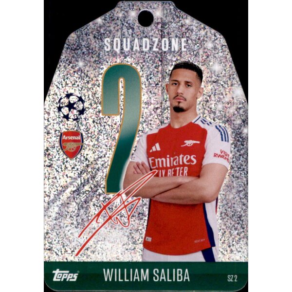 SZ2 - William Saliba - Festive Edition Squad Zone - 2024/2025