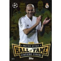 HOF 3 - Zinedine Zidane - Hall of Fame Chrome - 2024/2025