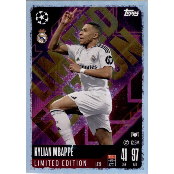 LE9 - Kylian Mbappe - Limited Edition - 2024/2025