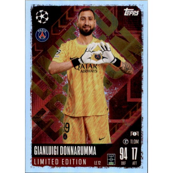 LE12 - Gianluigi Donnarumma - Limited Edition - 2024/2025