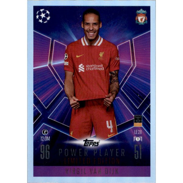 LE28 - Virgil van Dijk - Limited Edition Power Player - 2024/2025