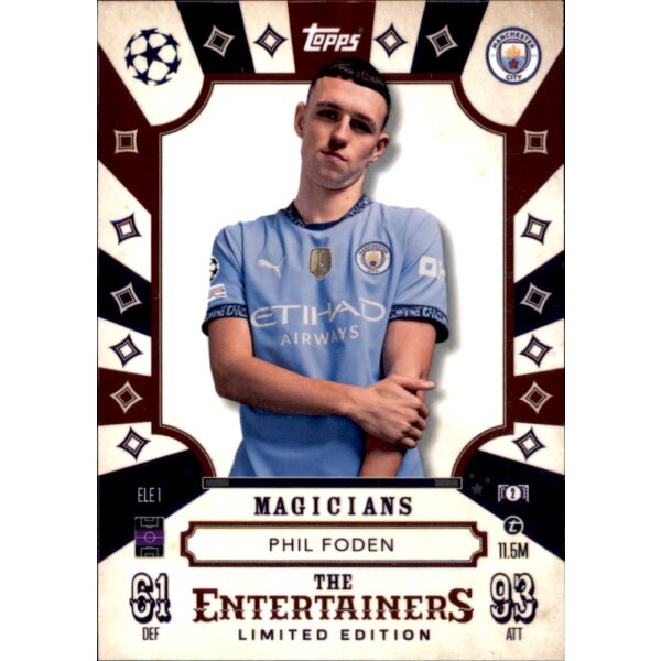 ELE 1 - Phil Foden - The Entertainers Limited Edition - 2024/2025