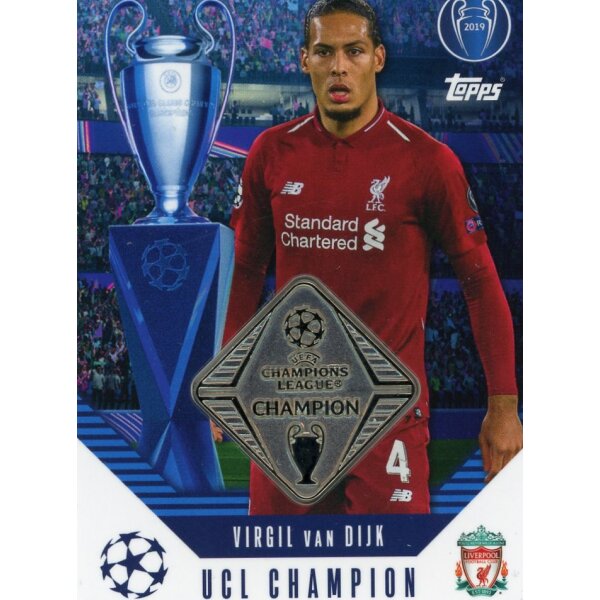 UCLC-VVD - Virgil van Dijk - UCL Champions Memento Relic - 2024/2025