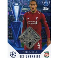 UCLC-VVD - Virgil van Dijk - UCL Champions Memento Relic...