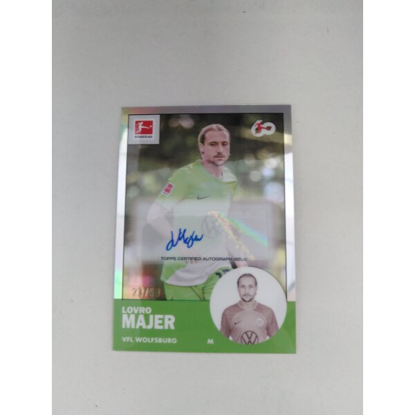 TANA-LM - Lovro Majer - 1963 Topps Autograph - Topps Chrome Bundesliga 2023/2024