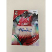 AU-PI Paul Ince - Autograph Card Topps Chrome Liverpool...