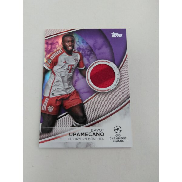 TS-DU Dayot Upamecano Superstar Relic Card /299 UEFA Club Competition 23/24