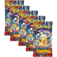 Pokemon KP08 Stürmische Funken - 5 Booster - Deutsch